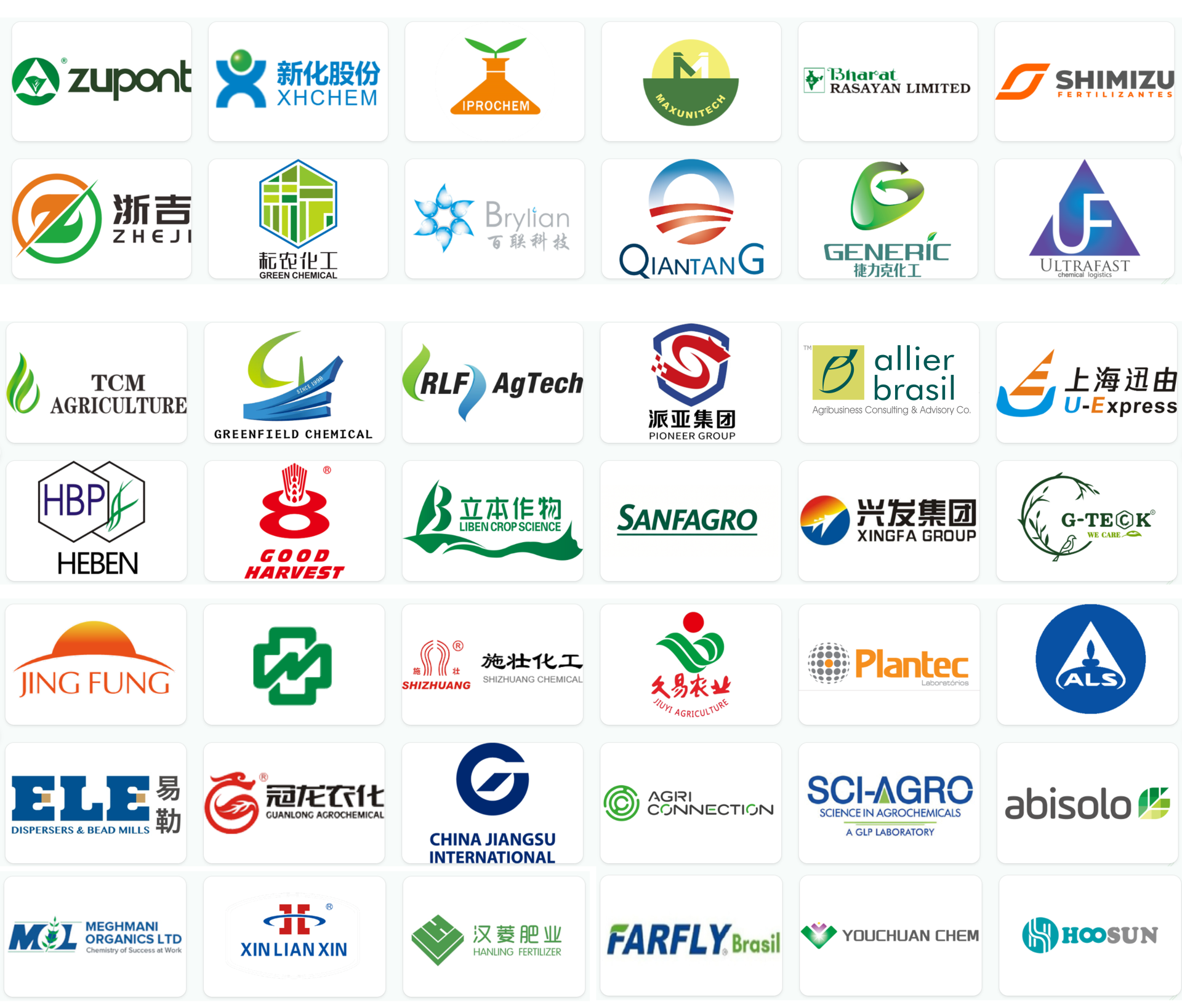 Brasil AgrochemShow--Exhibitors List